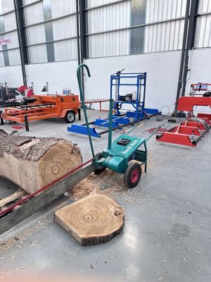 Portable Electric / Gagoline Wood Slasher Big Chain Saw Crosscut Saw For Log Diameter 2.4 Meters