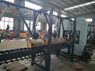 Log saw cutting Double Vertical Bandsaw Industrial Sawmill Equipment with 700mm Wheel Diameter
