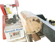 wood log splitter -heavy duty Double Circular Blades Sawmill with log carriage