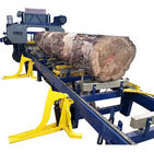 Full Automatic Horizontal Band Saw Mill Machine with log loading arm,hydraulic log rotation