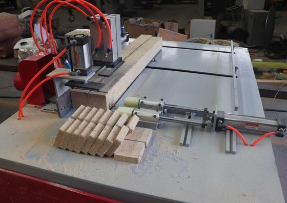 Automatic Industrial Wood Block Cutter Cutting Machine Production Line Woodworking Cutting Pier Machine