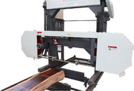 Diesel power portable saw mill /Electric  type Horizontal bandsaw mill machine