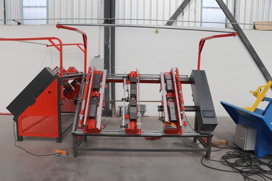 Pneumatic Wood Pallet Machine Semi-automatic Nailer Wood Sawdust Block Pallet Making Machine
