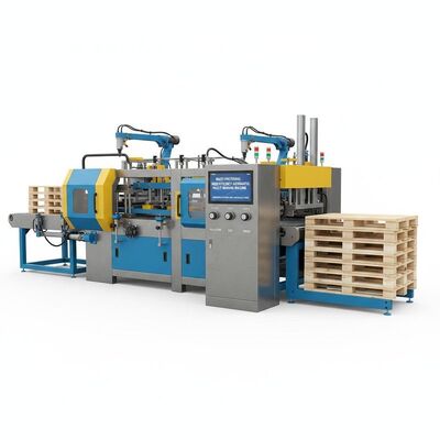 Multi-functional High-efficiency Automatic Pallet Making Machine with Adjustable Settings for Various Pallet Types