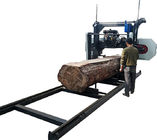 Woodworking Machinery Mobile Diesel Hardwood Cutting Portable Band Sawmill