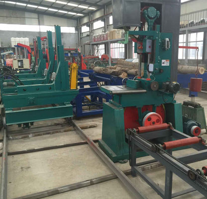 48'' Log Cutting Band Sawmill Vertical band Saw Machine with Auto Feed Log Carriage