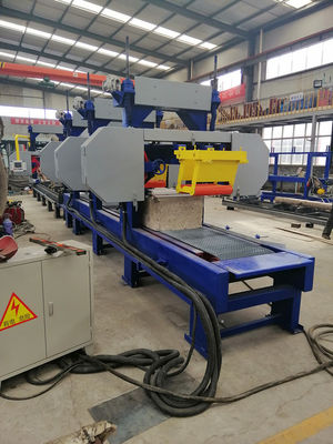 Multi Heads Bandsaw Industrial Sawmill Resaw Equipment With Multiple Heads