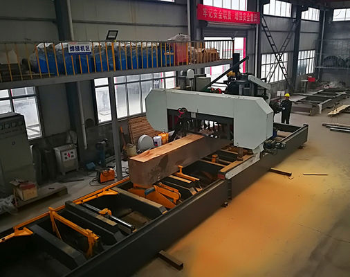 Hydraulic Automatic CNC Bandsaw Machine, Big band saw mills to cutting board wood