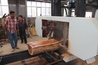 CNC Woodworking band saw mills, Horizontal cutting Log band saw sawmill Machine