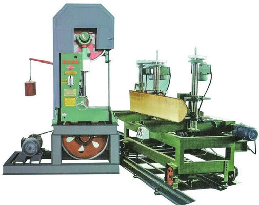 Log Cutting Vertical Band Sawmill With foundation Timber sawmill Machine For Sale