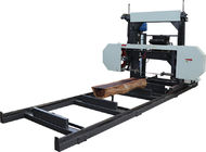 Mobile diesel horizontal wood cutting bandsaw sawmill machine portable sawmill for sale