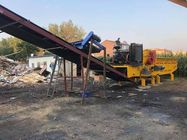Diesel Engine Powered Wood Chipper Drum Crusher machine with magnetic system for mobile usage