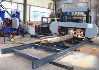 Wood Cutting 1600mm Mobile Bandsaw Horizontal Bandsaw Mill Machine