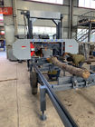 Wood Saw Mills with Diesel Engine ,Horizontal Wood Band Saw Mill