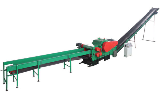 12 Meters Outlet Conveyor Length Wood Crusher for Large-Scale Production Needs