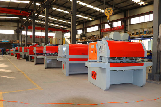 Automatic Multiple Blade Rip Saw Machine Heavy Weight Multi Ripsaw