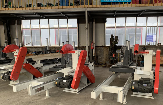 Round Log Cutting Circular Sawmill Sliding Table Saw Machines