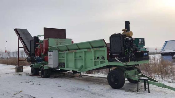 Heavy Duty Wood Chipper With 250 HP Diesel Engine for Large Capacity