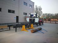 Gasoline Hydraulic Portable Sawmill Machine with Mobile Trailer, Portable Sawmill for sale