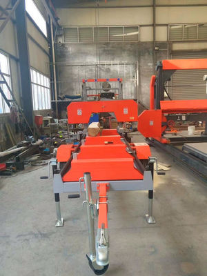 Gasoline Forestry Portable Band Sawmill Machine,Portable Band Sawmill Machine For Wood Cutting