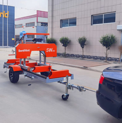 Gasoline Forestry Portable Band Sawmill Machine,Portable Band Sawmill Machine For Wood Cutting