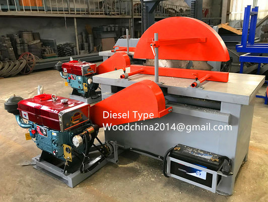 Diesel Portable Circular Sawmill Machine 900mm Wood Cutting Table Saw