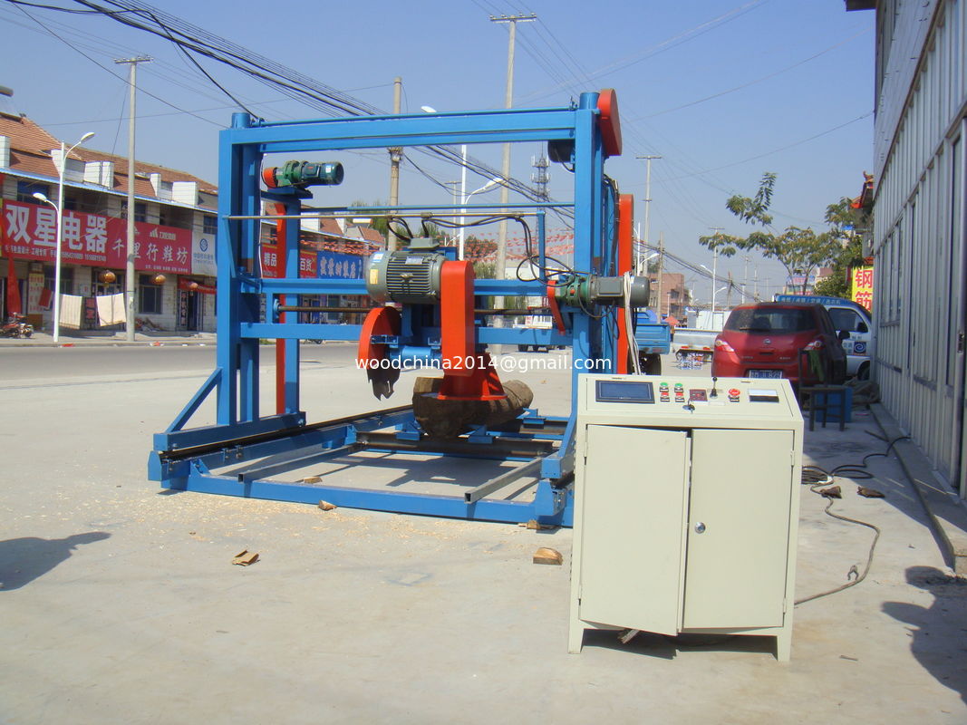 Automatic CNC Portable Swing Blade Sawmill For Cutting Wood,Double Blades Circular Wood Machine Saw