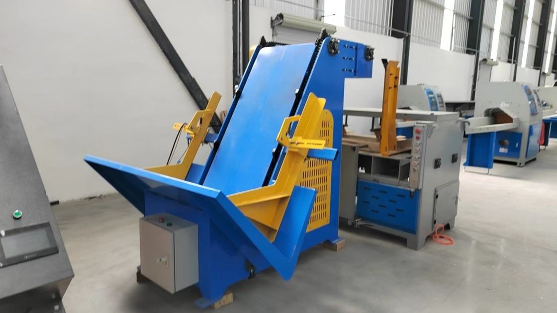 Double Wood Pallet Notcher With Automatic Feeding System