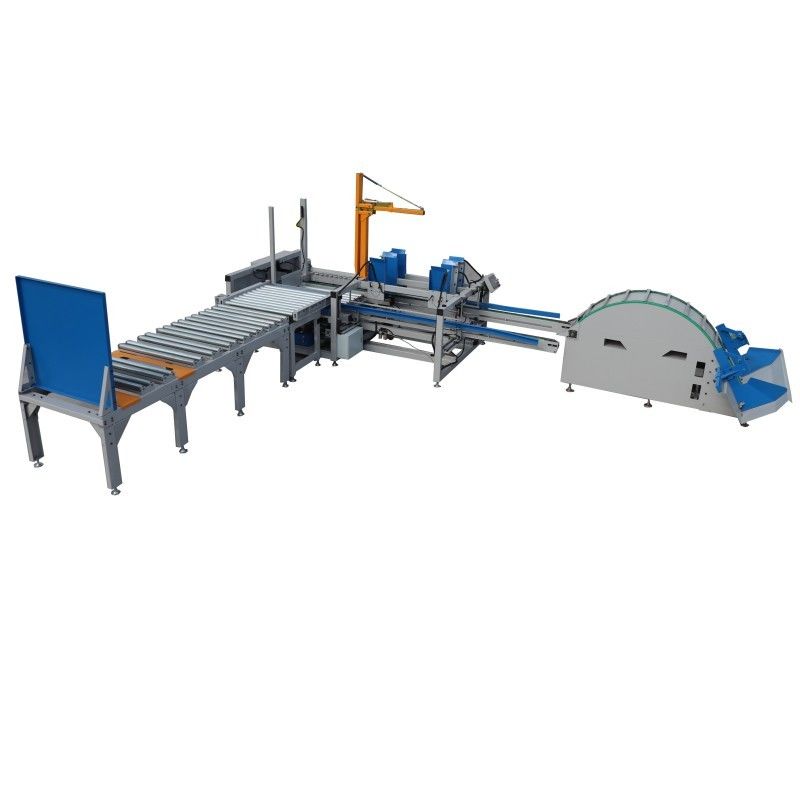 Woodworking Hydraulic Automatic Wood Timber Pallet Stacker Stacking Machine