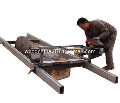 Portable Wood Gasoline Chain Saw Cutting Machine /small portable sawmill