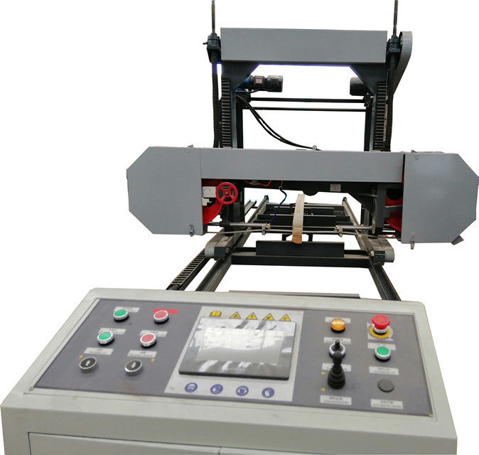 CNC Woodworking band saw mills, Horizontal cutting Log band saw sawmill Machine