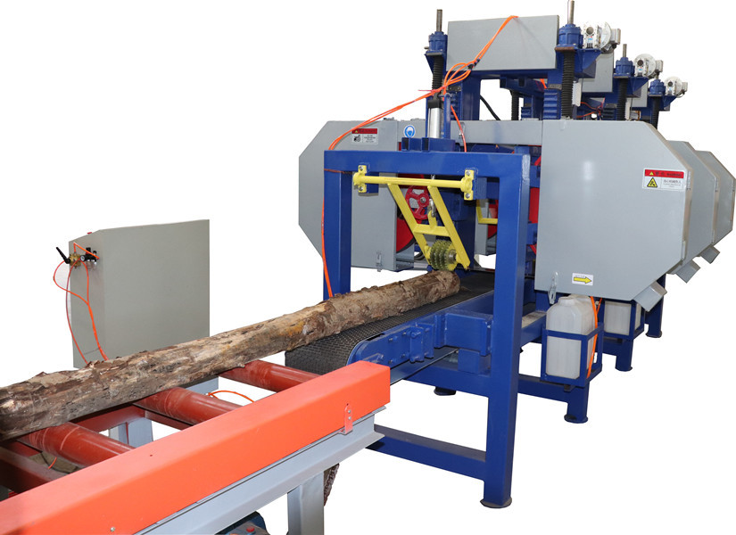 Multiple Heads Horizontal Wood Sawing Band Resaw Machine with auto