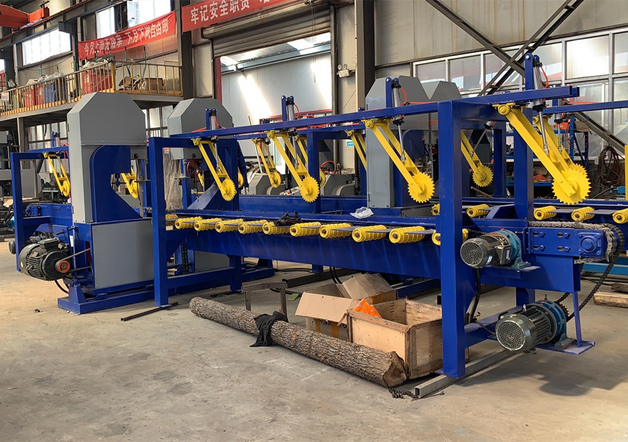 Forest Tree Processing Line Wood Vertical Bandsaw Sawmill Electric Vertical Sawmill Computerized