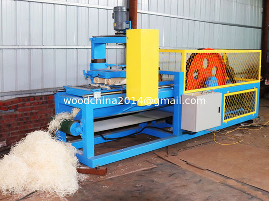 16.5KW Wood Wool Making Machine 150KG/Hour Wood Shaving Equipment