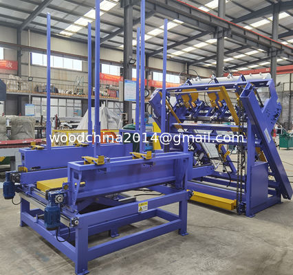 Automatic Wood Pallet Making Machine, Pallet Nailing Machine with automatic palletizer, wood pallet production line