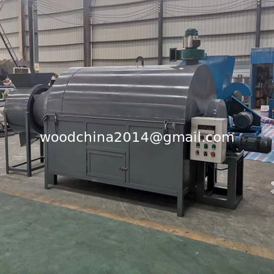 1000kg/Hour Wood Shaving Machine 80Kw Wood Shavings Dryer Production Line