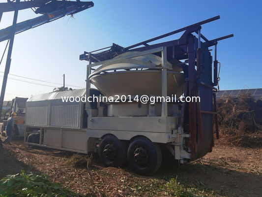 Diesel Stump Grinder Wood Crusher Price, Wood Roots Chipper Machine with wheels