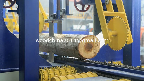 Timber Vertical Band Sawmill 700mm Wood Resaw Bandsaw With Touch Screen