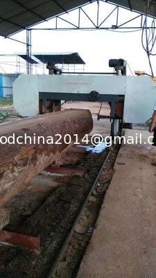 Big Wood Log Bandsaw Saw Machines, Horizontal Band Sawmill for hardwood logs cutting