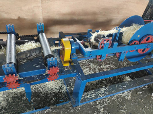 High Production Excelsior Shredding Length 500mm Wood Wool Making Machine