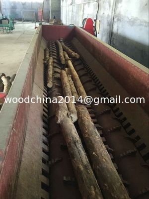 L6000mm Tree Debarking Machine Industrial Log Debarker 8TPH-15TPH
