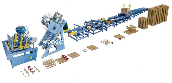 Pallet Making Machine, Pallet nailing table, wood pallet corner cutter