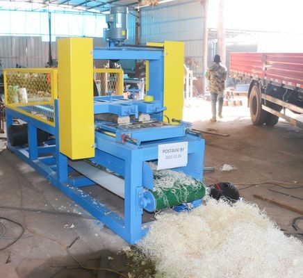 High Production Excelsior Shredding Length 500mm Wood Wool Making Machine