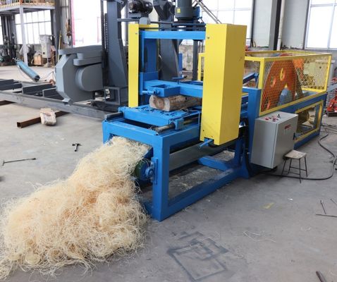 Machine For Production Of Rope Wood Wool Wooden Firelighter Wood Wool Shaving Machine