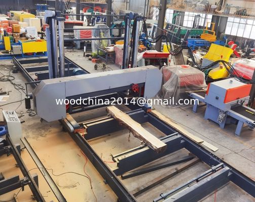 Large Scale Horizontal Band Sawmill For Sawing Big Diameter Hard Woods