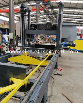 Fully Automatic Heavy Duty Large Log Sawmill Wood Processing Machines With Log Turner