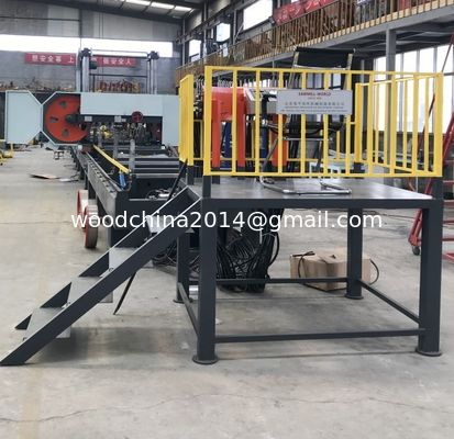 Fully Automatic Heavy Duty Large Log Sawmill Wood Processing Machines With Log Turner