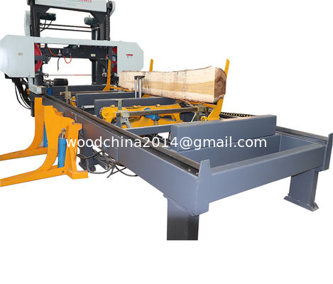 Hydraulic Bandsaw Machine Hydraulic Portable Sawmill Wood Cutting Band Saw Machine