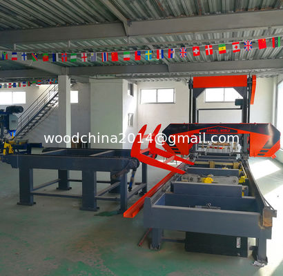 Hydraulic Bandsaw Machine Hydraulic Portable Sawmill Wood Cutting Band Saw Machine