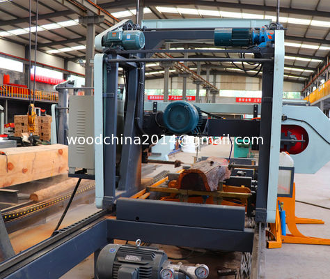 Hydraulic Bandsaw Machine Hydraulic Portable Sawmill Wood Cutting Band Saw Machine